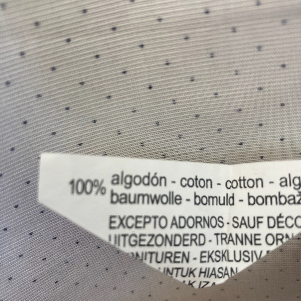 Zara small dot long sleeve buttondown shirt - Picture 6 of 7